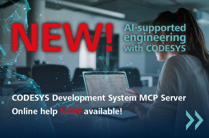 NUOVO! Engineering supportato da IA con CODESYS – Guida online CODESYS Development System MCP Server ora disponibile